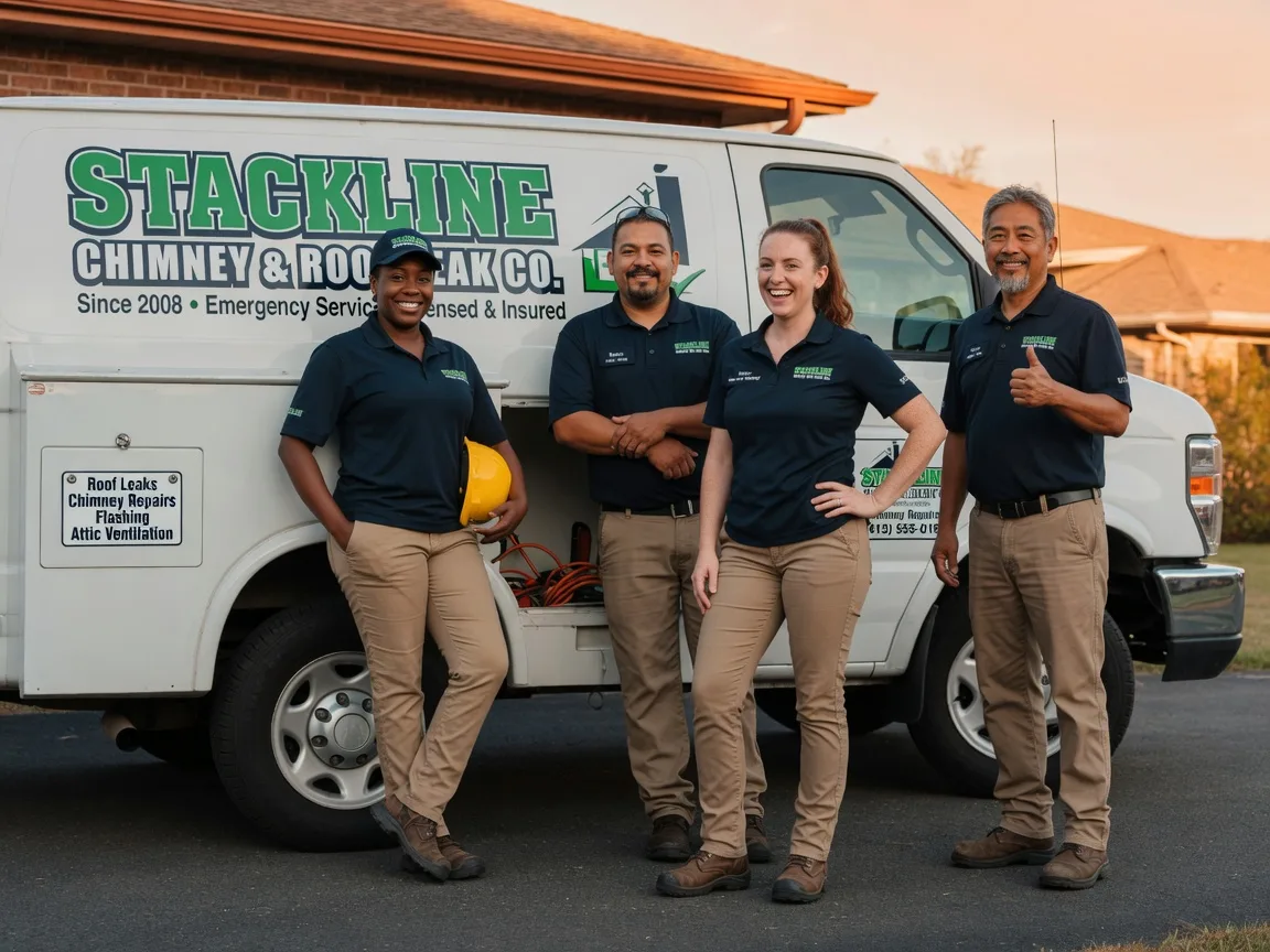 Chimney flashing repair company in Leck Kill, PA